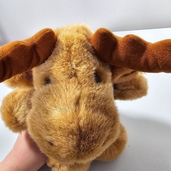 Prestige Toy Corp Moose Plush Jingle‎ Bell Rattle Christmas Stuffed Animal 90s - Picture 7 of 11